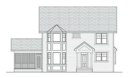 Traditional House Plan #098-00024 Elevation Photo