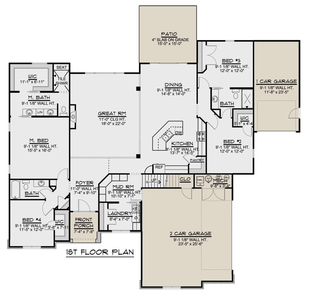 Main Floor  for House Plan #5032-00169