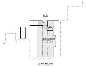 Bonus Room for House Plan #5032-00169