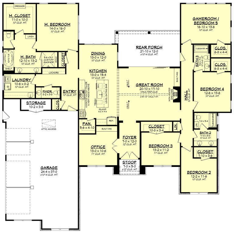 House Plan House Plan #27711 Drawing 1