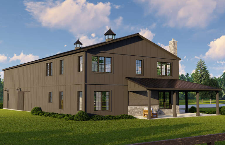 Barn House Plan #5032-00170 Elevation Photo