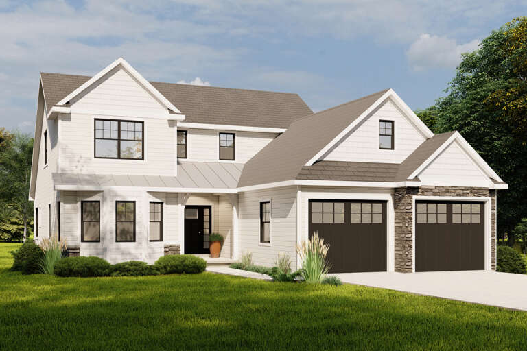 House Plan House Plan #27713 Front Elevation 