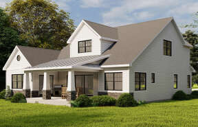 Modern Farmhouse House Plan #5032-00171 Elevation Photo