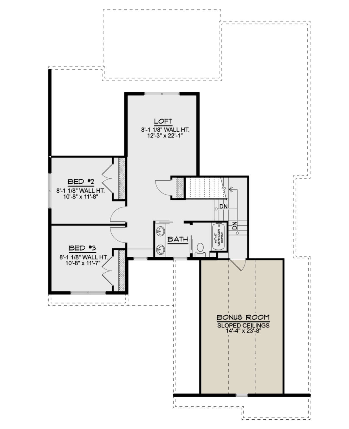 Second Floor for House Plan #5032-00171