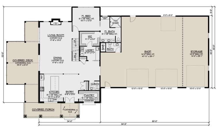 House Plan House Plan #27716 Drawing 1