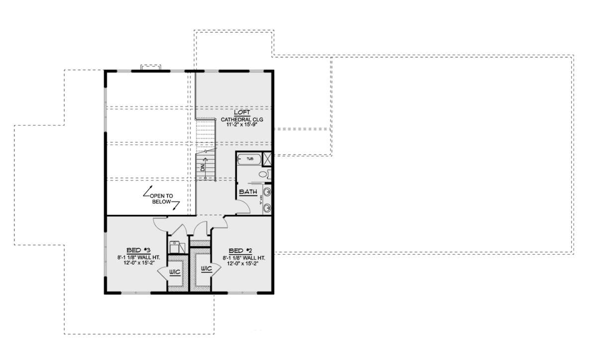 Second Floor for House Plan #5032-00174