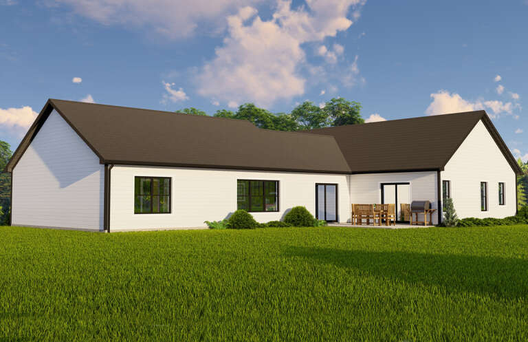 Modern Farmhouse House Plan #5032-00175 Elevation Photo