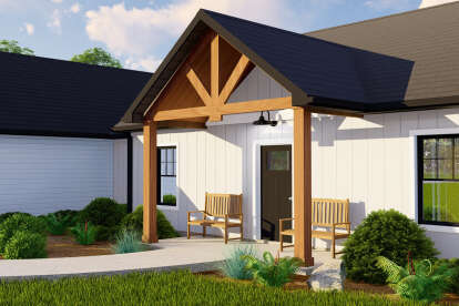 Modern Farmhouse House Plan #5032-00175 Elevation Photo