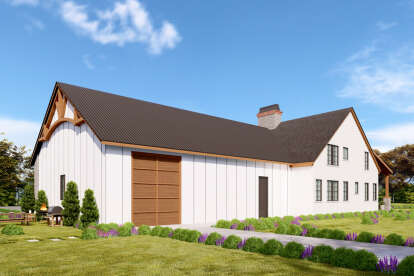 Barn House Plan #699-00323 Elevation Photo