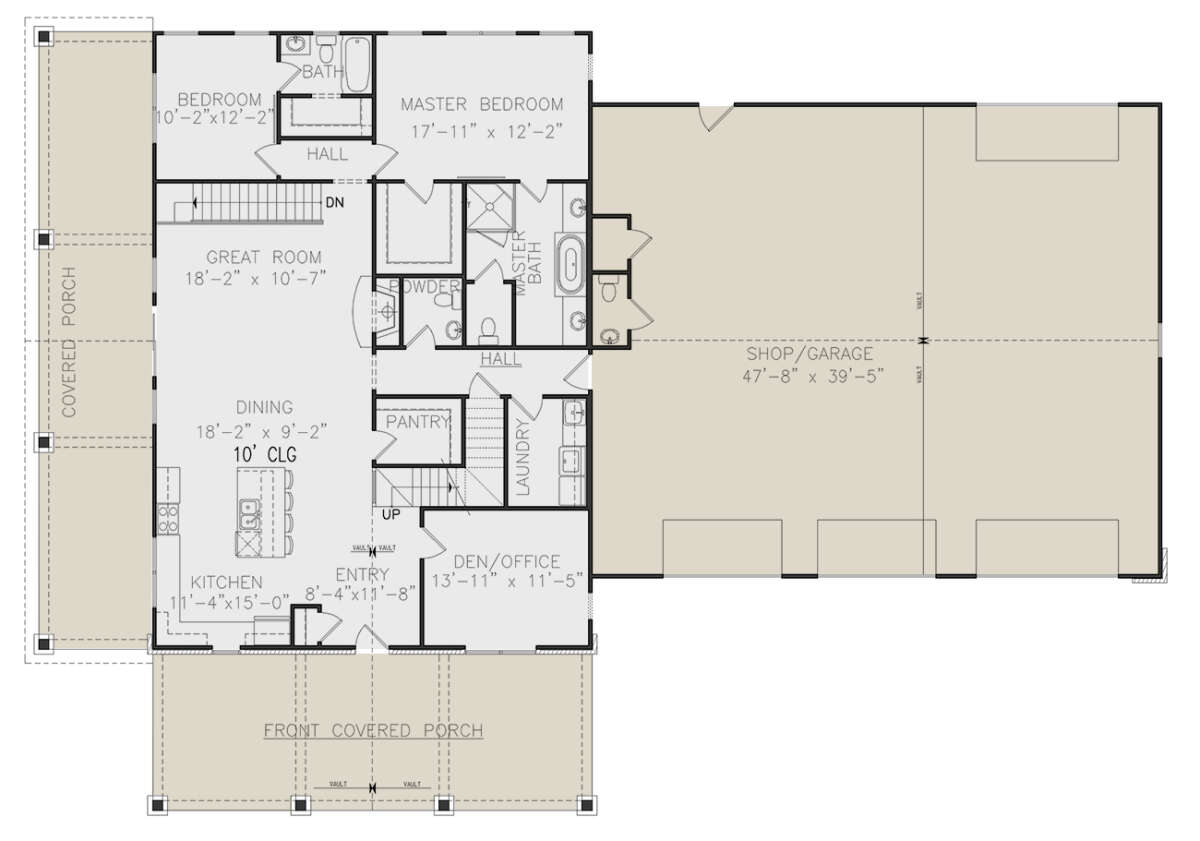 Main Floor  for House Plan #699-00323