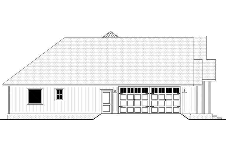 Modern Farmhouse House Plan #041-00299 Elevation Photo