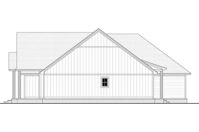 Modern Farmhouse House Plan #041-00299 Elevation Photo