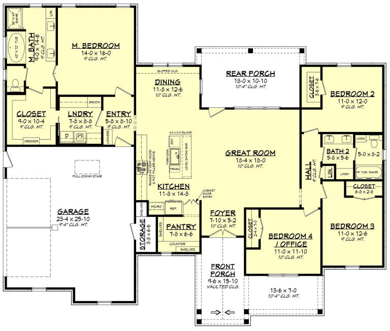 House Plan House Plan #27721 Drawing 1