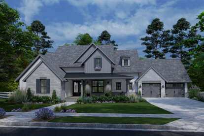 Modern Farmhouse House Plan #9401-00116 Elevation Photo