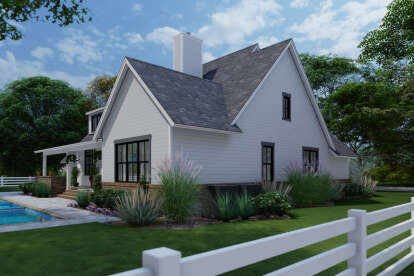 Modern Farmhouse House Plan #9401-00116 Elevation Photo
