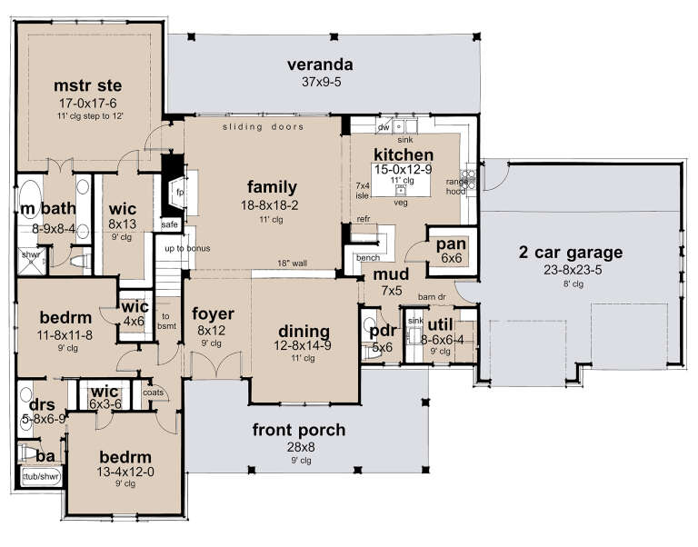 House Plan House Plan #27722 Drawing 1