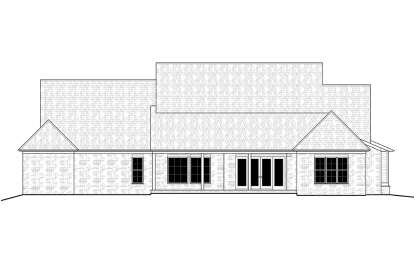 European House Plan #5995-00014 Elevation Photo