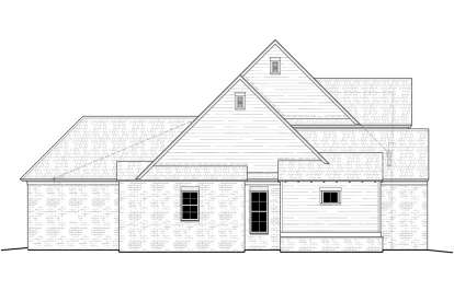 European House Plan #5995-00014 Elevation Photo