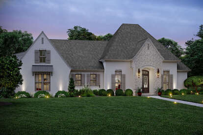 4 Bed, 3 Bath, 3229 Square Foot House Plan - #5995-00016
