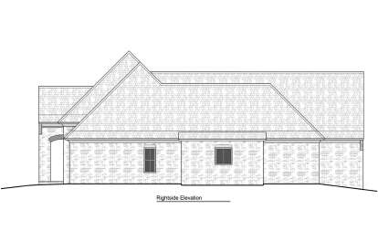 European House Plan #5995-00016 Elevation Photo