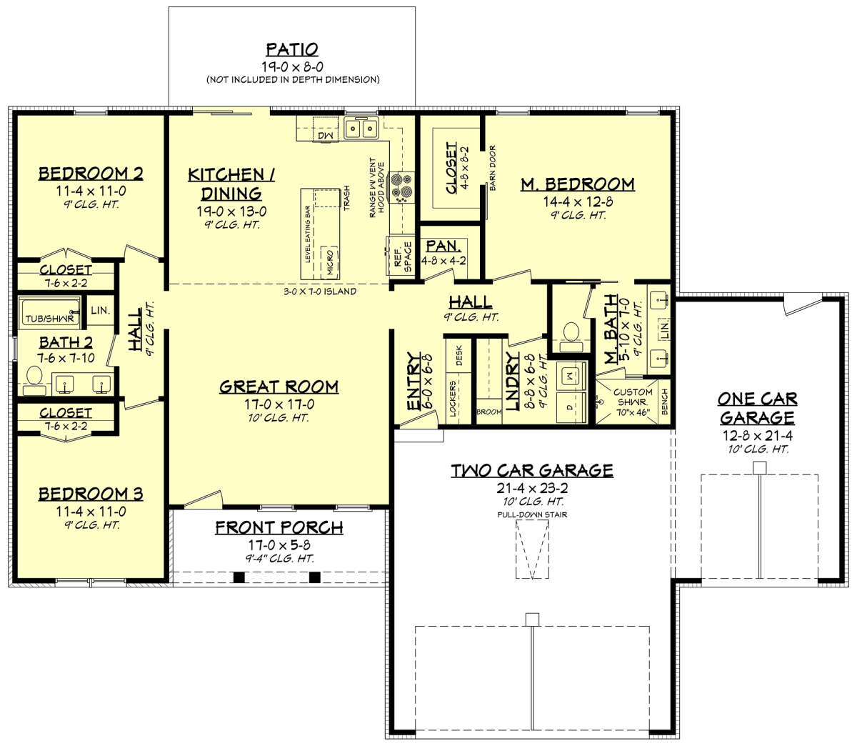 Main Floor  for House Plan #041-00300