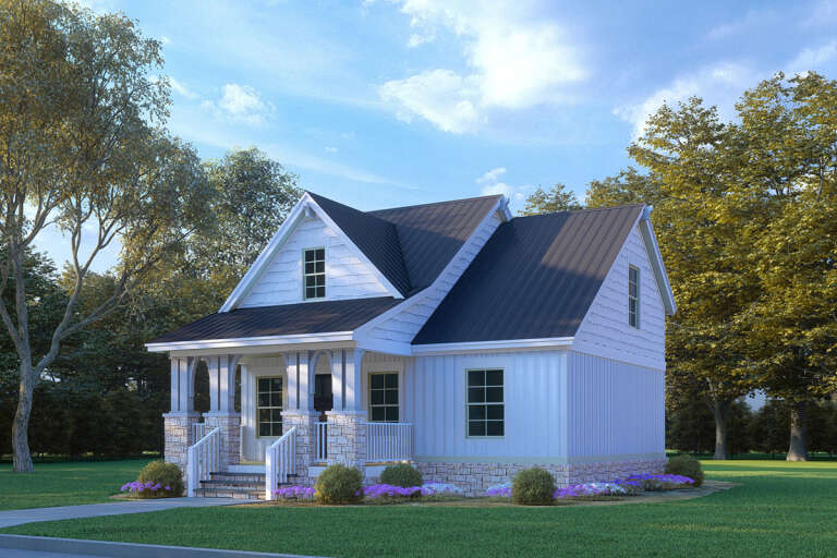 Modern Farmhouse House Plan #8318-00287 Elevation Photo