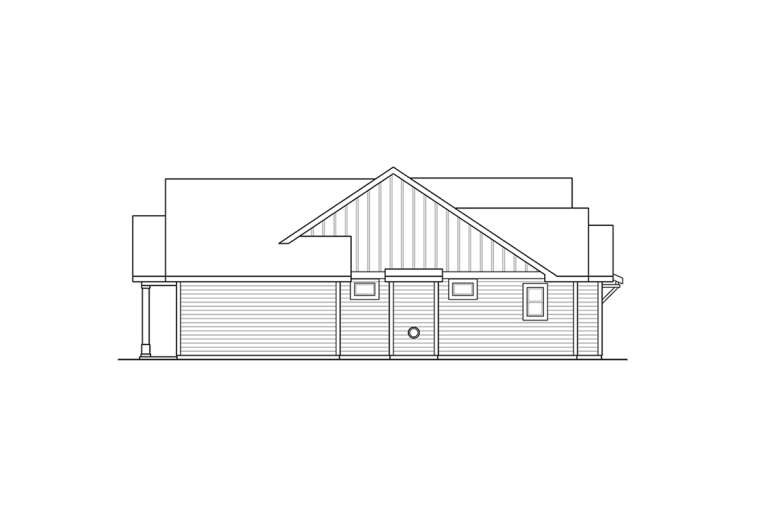 Craftsman House Plan #035-01026 Elevation Photo