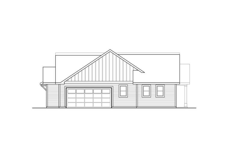 Craftsman House Plan #035-01026 Elevation Photo