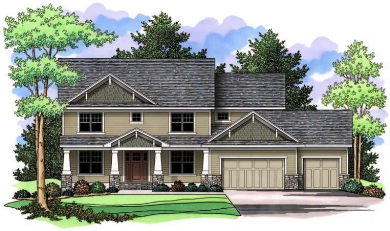 House Plan House Plan #2773 Front Elevation