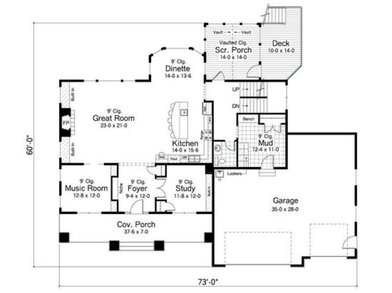 House Plan House Plan #2773 Drawing 1