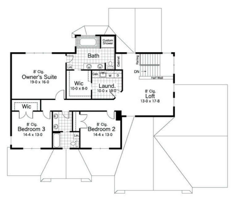 House Plan House Plan #2773 Drawing 2