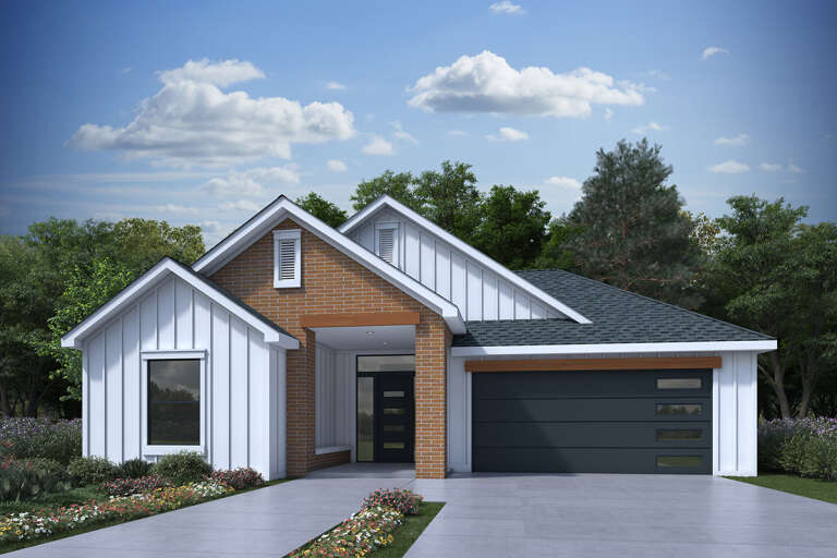 Modern Farmhouse House Plan #7306-00036 Elevation Photo