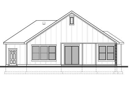 Modern Farmhouse House Plan #7306-00036 Elevation Photo
