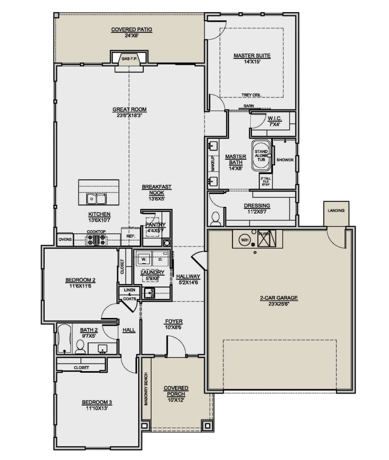 House Plan House Plan #27732 Drawing 1