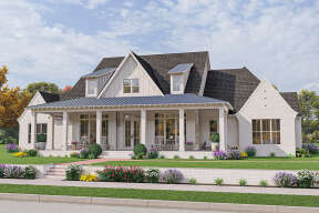 Modern Farmhouse House Plan #4534-00084 Elevation Photo