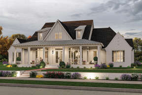 Modern Farmhouse House Plan #4534-00084 Elevation Photo