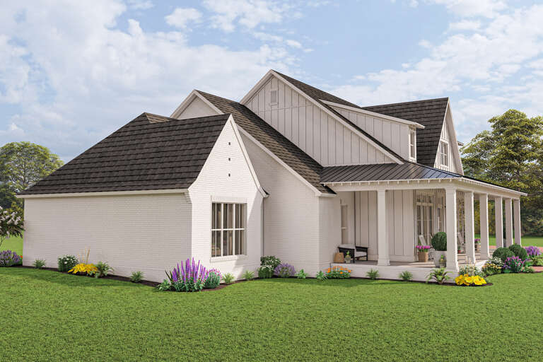 Modern Farmhouse House Plan #4534-00084 Elevation Photo