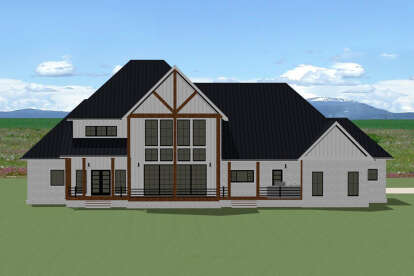 Modern Farmhouse House Plan #6849-00126 Elevation Photo