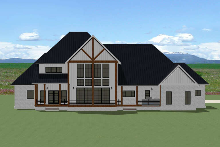 Modern Farmhouse House Plan #6849-00126 Elevation Photo