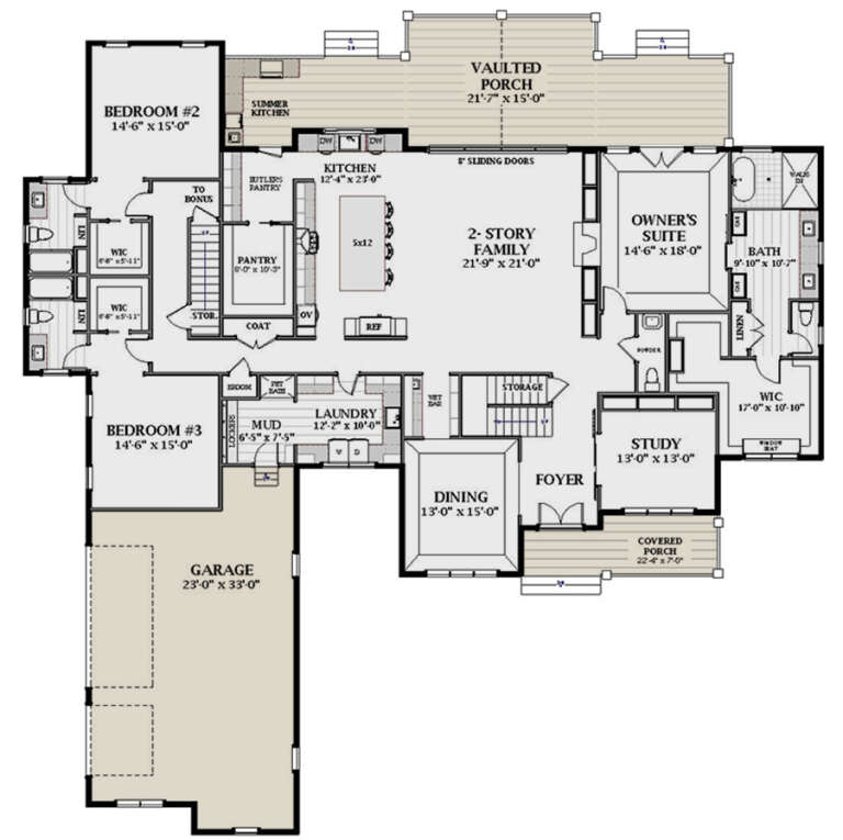 House Plan House Plan #27734 Drawing 1
