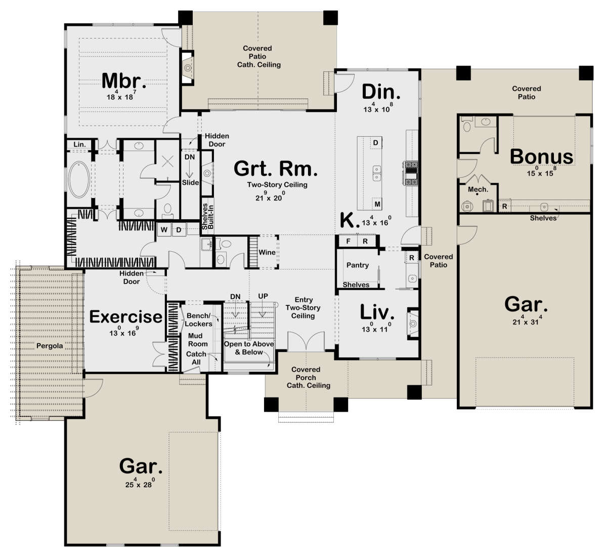 Main Floor  for House Plan #963-00672