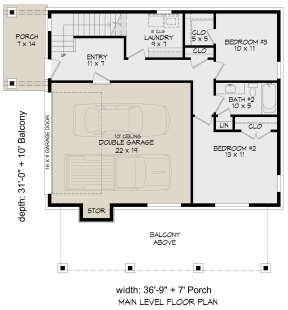 First Floor for House Plan #940-00620