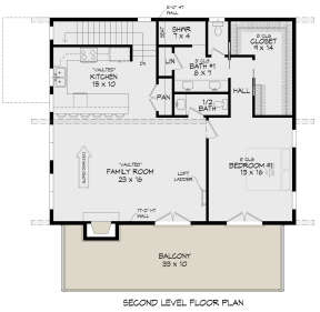 Second Floor for House Plan #940-00620