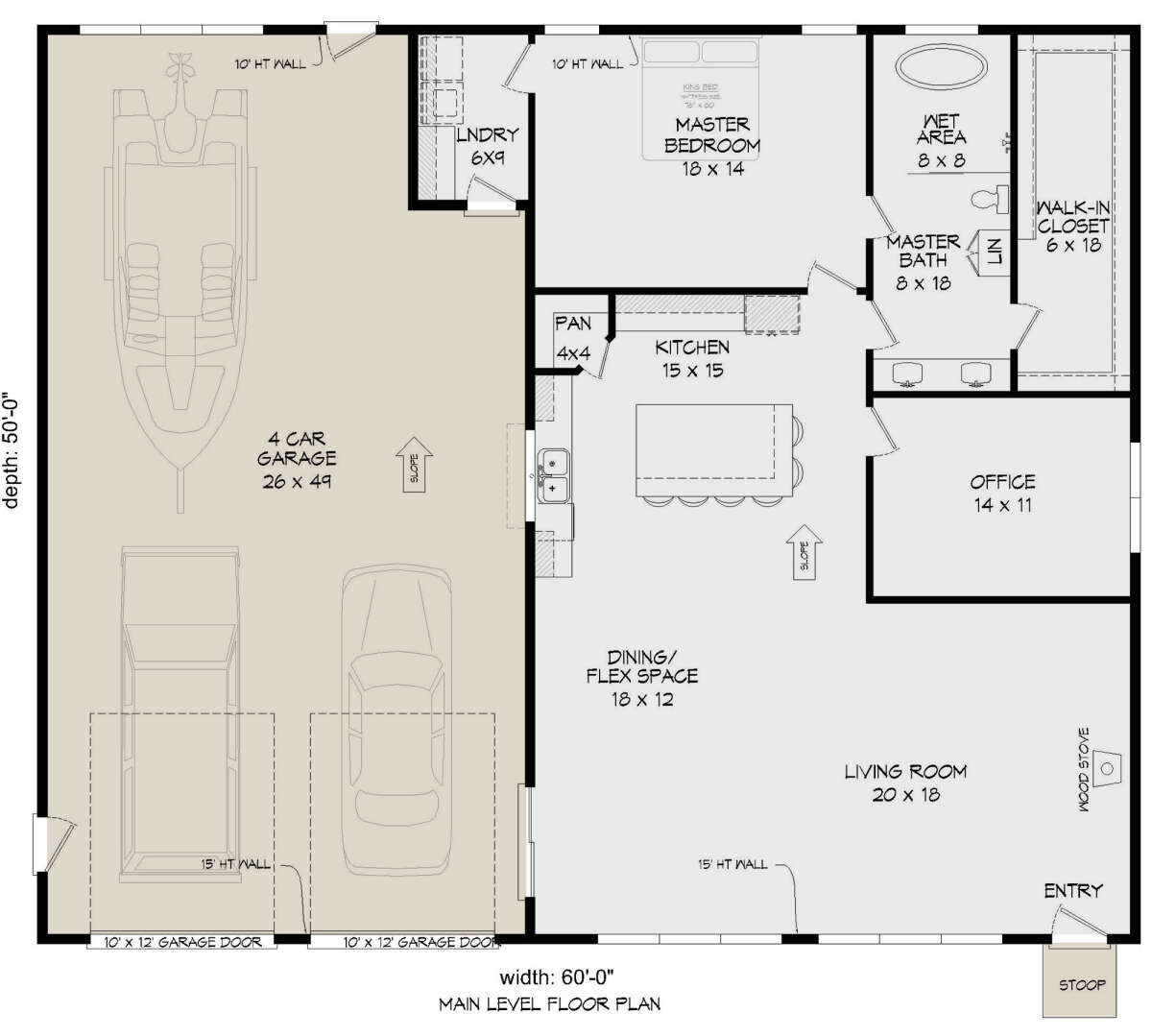 Main Floor  for House Plan #940-00621