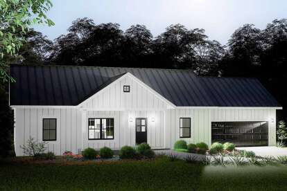 Modern Farmhouse House Plan #1776-00124 Elevation Photo