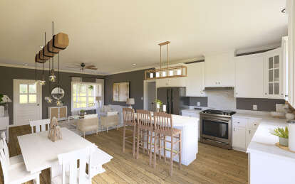 Modern Farmhouse House Plan #1776-00124 Additional Photo