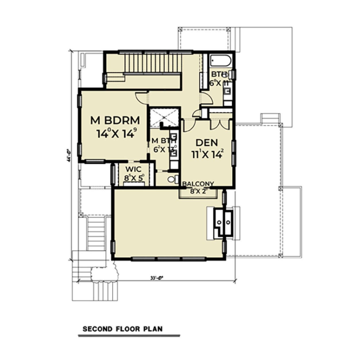 Second Floor for House Plan #2464-00001