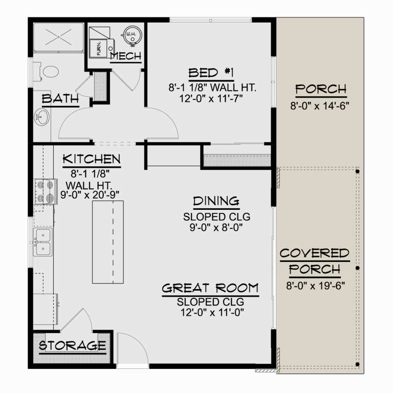 House Plan House Plan #27743 Drawing 1