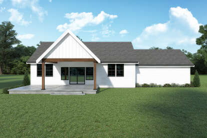 Modern Farmhouse House Plan #2464-00003 Elevation Photo