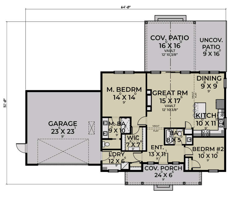 House Plan House Plan #27744 Drawing 1